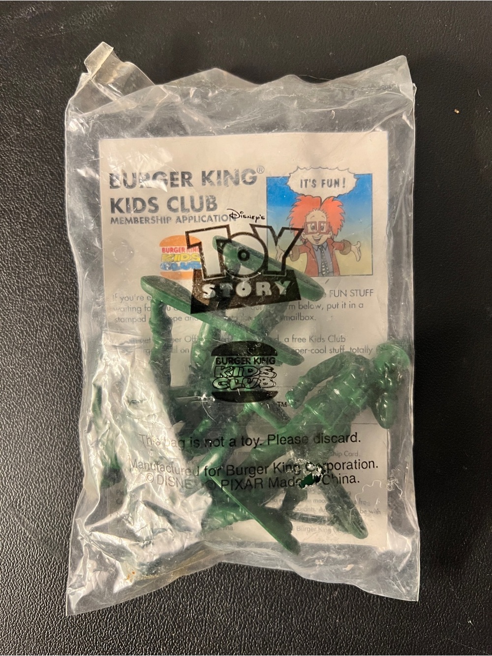 Toy Story 1995 Green Army Men Soldiers Burger King Kids Meal New Sealed